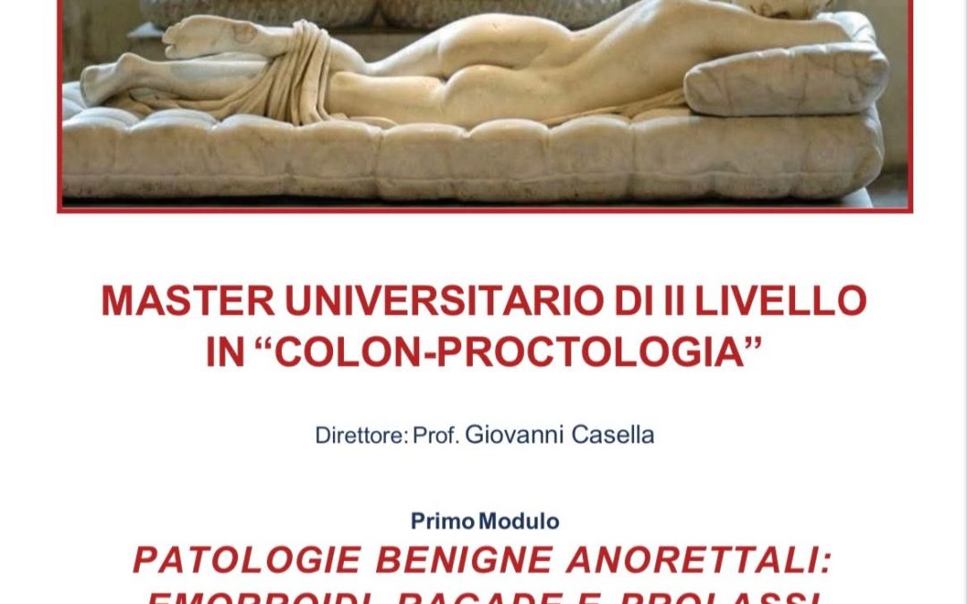 Master Universitario di II livello di Coloproctologia Sapienza di Roma